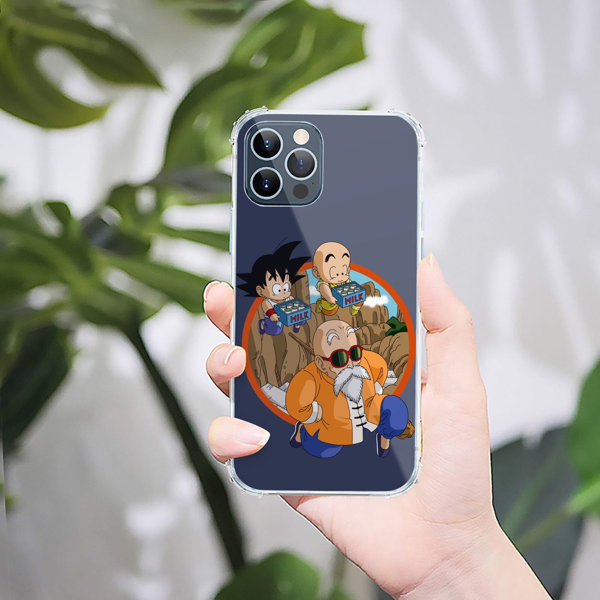 （画像用） ドラゴンボール 亀仙人（かめせんにん） DRAGON BALL Master Roshi Kame Sennin 【iPhone 12シリーズ対応】透明スマホケース（クリアソフトケース）